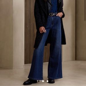 Women’s Banana Republic Pleated Wide Leg Jean